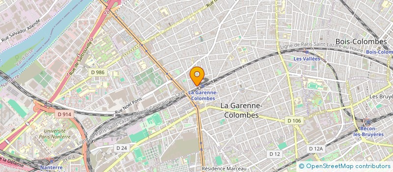 localisation de l'entreprise MONSIEUR JAOUAD KHARROUBI à COLOMBES