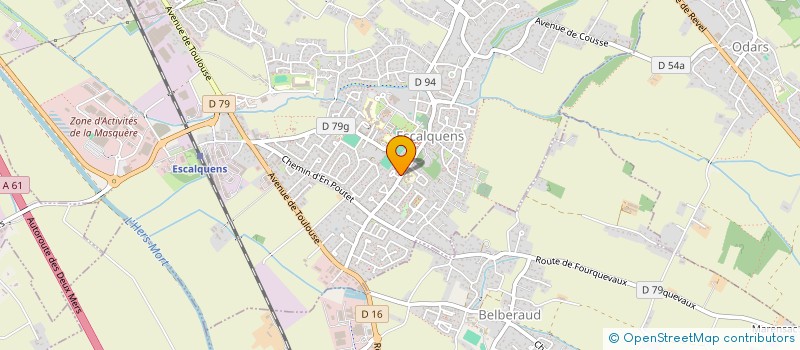 localisation de l'entreprise MONSIEUR JAOUAD KIHAL  ESCALQUENS