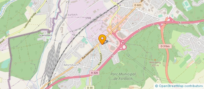 localisation de l'entreprise MONSIEUR JAOUAD OUKNIN  MORSBACH