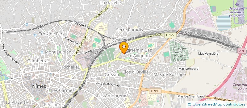 localisation de l'entreprise MONSIEUR JAOUAD TIGRA  NIMES