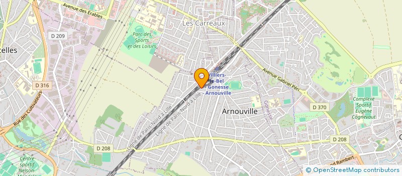 localisation de l'entreprise MONSIEUR JAOUADE AMJAHDI  ARNOUVILLE