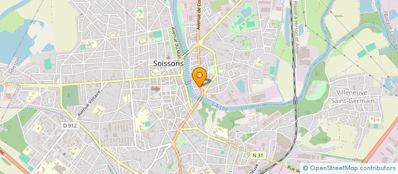 localisation de l'entreprise MONSIEUR JAOUADE EL OUASSIF à SOISSONS