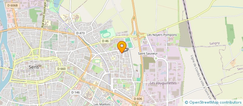 localisation de l'entreprise MONSIEUR JAOUDE TAHRI  SENS