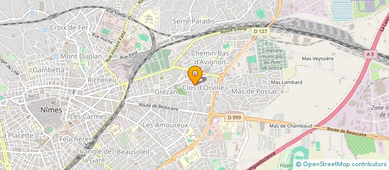 localisation de l'entreprise MONSIEUR JAOUED ALLOUCHI  NIMES