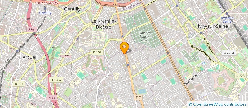 localisation de l'entreprise MONSIEUR JAOUED DJEBLI à LE KREMLIN-BICETRE