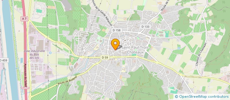 localisation de l'entreprise MONSIEUR JAOUED IBEHRIN  SAINT-PAUL-TROIS-CHATEAUX