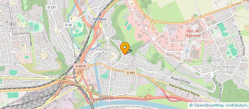 localisation de l'entreprise MONSIEUR JAOUED MOUMEN  HARFLEUR