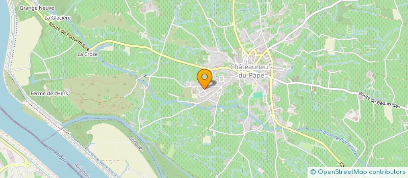 localisation de l'entreprise MONSIEUR JAOUED NADAH  CHATEAUNEUF-DU-PAPE