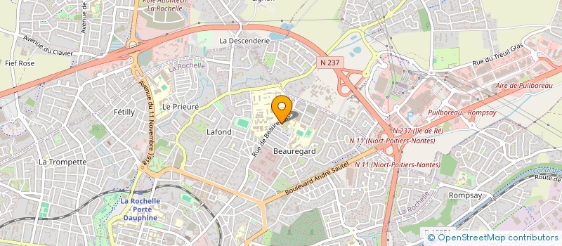 localisation de l'entreprise MONSIEUR JAOUED RIBEIRO  LA ROCHELLE