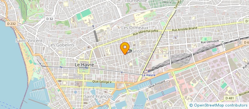 localisation de l'entreprise MONSIEUR JAOUEN DURAND à LE HAVRE