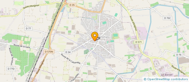 localisation de l'entreprise MONSIEUR JAOUEN ESPALLAC  ROGNONAS