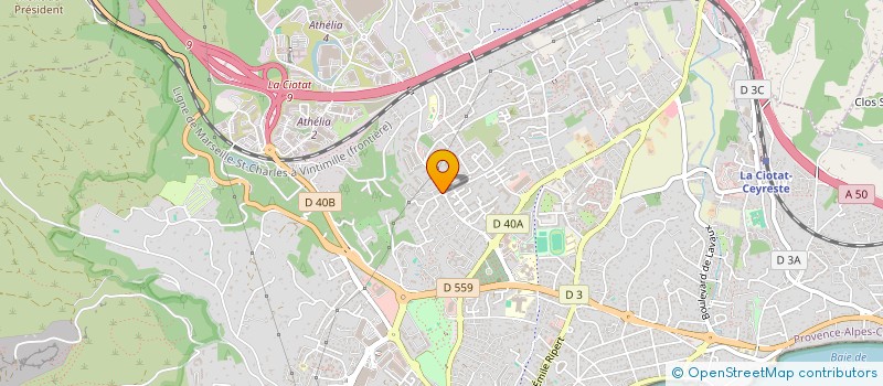 localisation de l'entreprise MONSIEUR JAOUHAR GHARSALLAH à LA CIOTAT