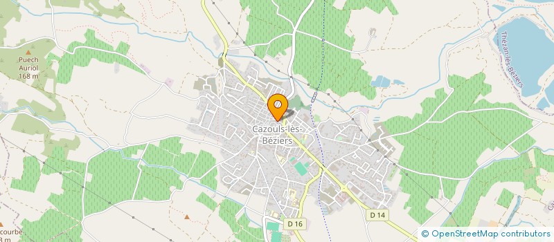 localisation de l'entreprise MONSIEUR JAQUES ADAM  CAZOULS-LES-BEZIERS