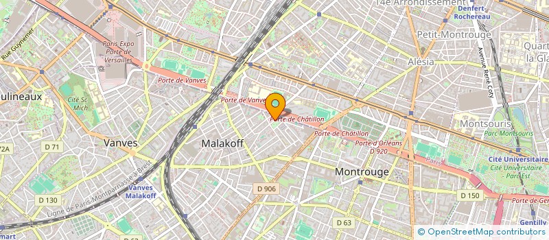 localisation de l'entreprise MONSIEUR JARALLAH MUHANNAD  MALAKOFF