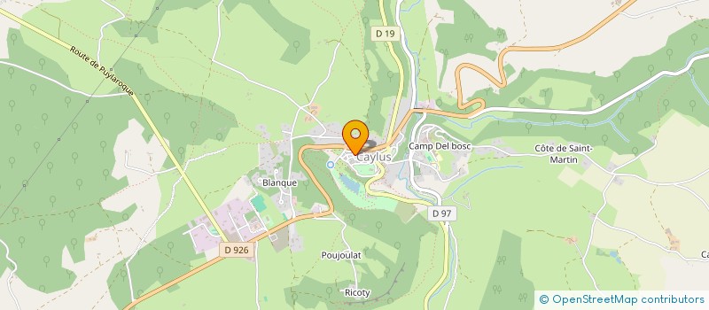 localisation de l'entreprise MONSIEUR JARED COFFIN  CAYLUS