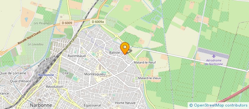 localisation de l'entreprise MONSIEUR JARED TAYLOR  NARBONNE