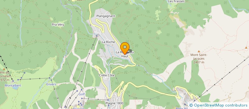 localisation de l'entreprise MONSIEUR JARED WILLCOCKS  LA PLAGNE TARENTAISE