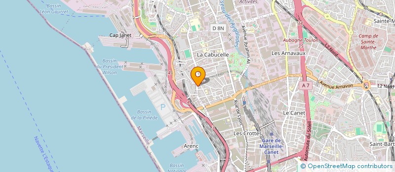 localisation de l'entreprise MONSIEUR JARIR GHIDOUN à MARSEILLE