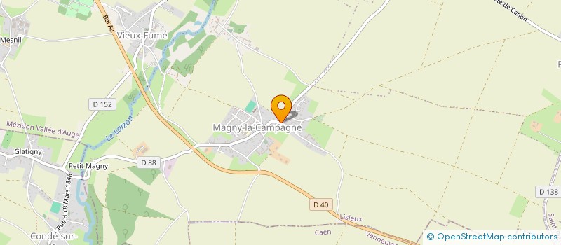 localisation de l'entreprise MONSIEUR JARNE DIRKEN  MEZIDON VALLEE D'AUGE