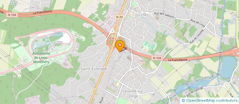 localisation de l'entreprise MONSIEUR JAROD DEBARRE  PALAISEAU