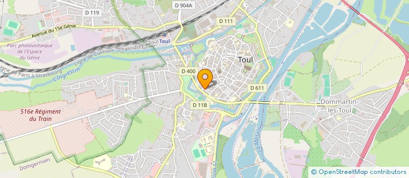 localisation de l'entreprise MONSIEUR JAROD HENRY  TOUL