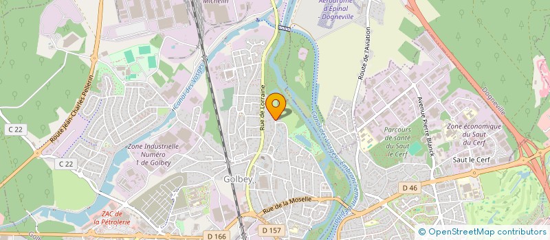 localisation de l'entreprise MONSIEUR JAROD HOFFMANN-BEUCHER  GOLBEY