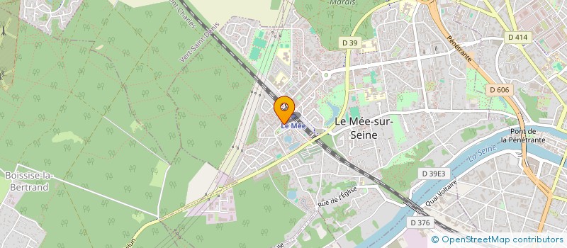 localisation de l'entreprise MONSIEUR JAROD RUZIBAZI  LE MEE-SUR-SEINE