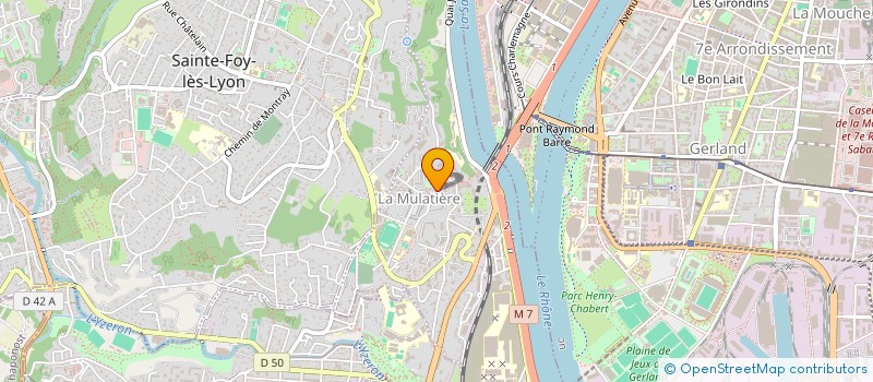 localisation de l'entreprise MONSIEUR JAROSLAW KOLEK  LA MULATIERE