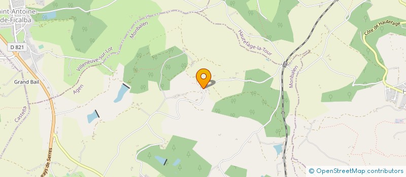 localisation de l'entreprise MONSIEUR JAROSLAW NAPORA  HAUTEFAGE-LA-TOUR