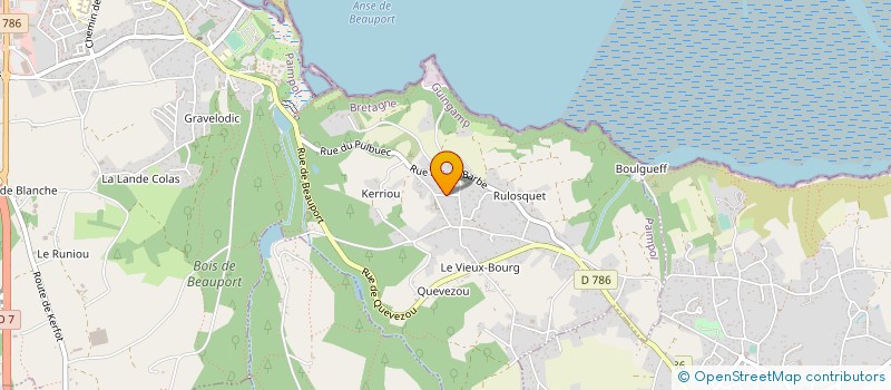 localisation de l'entreprise MONSIEUR JARROD SENECAL  PAIMPOL