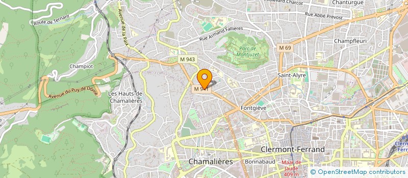 localisation de l'entreprise MONSIEUR JASHER URA  CLERMONT-FERRAND