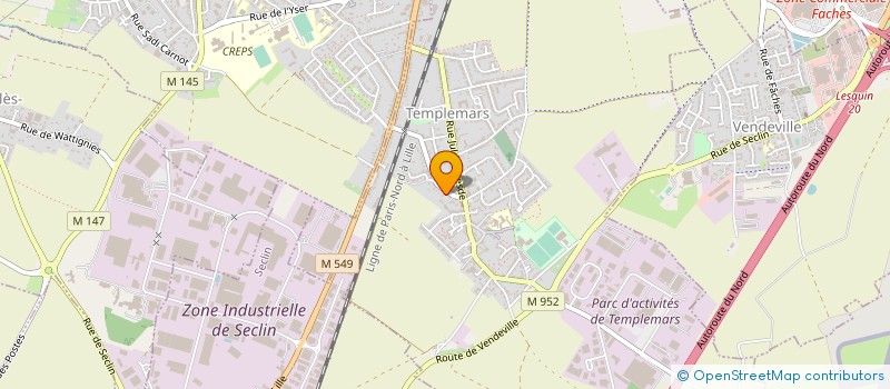 localisation de l'entreprise MONSIEUR JASIM BENMIMOUN  FACHES-THUMESNIL