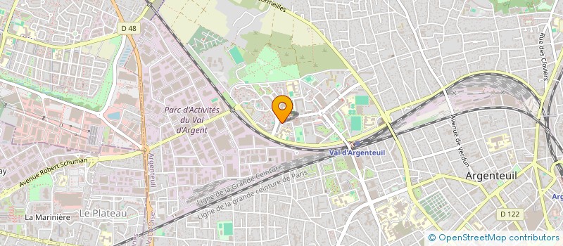 localisation de l'entreprise MONSIEUR JASIM MIAH  ARGENTEUIL