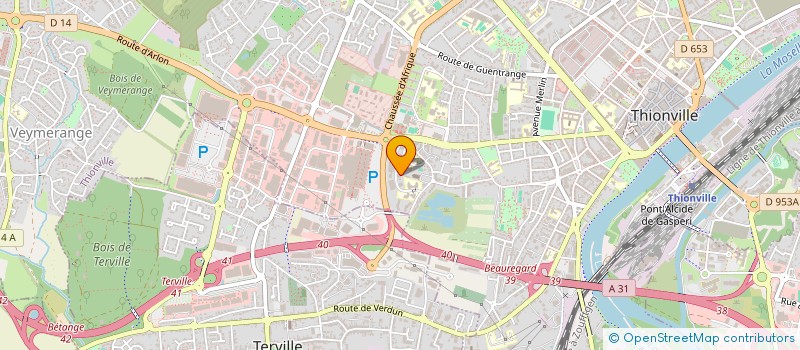 localisation de l'entreprise MONSIEUR JASMIN BECIC  THIONVILLE