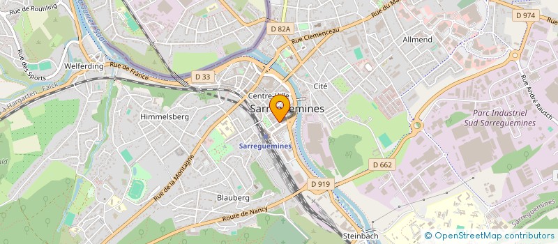 localisation de l'entreprise MONSIEUR JASMIN BOBIC  SARREGUEMINES