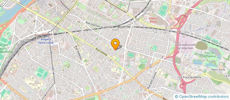 localisation de l'entreprise MONSIEUR JASMIN CUREAU à ANGERS