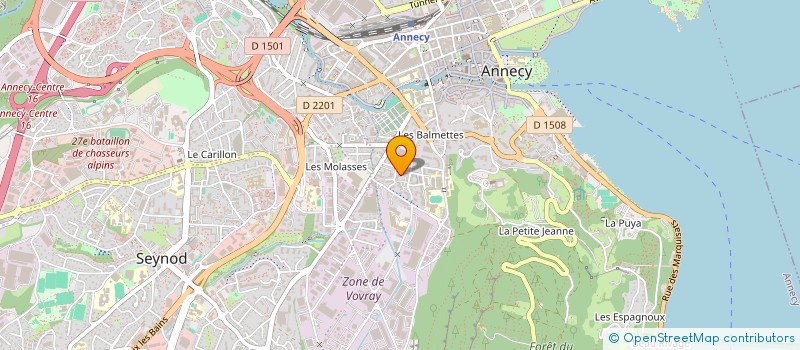 localisation de l'entreprise MONSIEUR JASMIN DEKOVI à ANNECY
