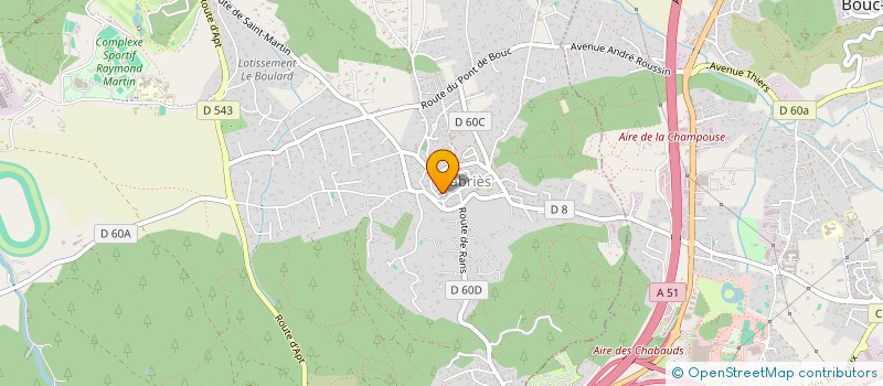 localisation de l'entreprise MONSIEUR JASMIN DELISLE à CABRIES