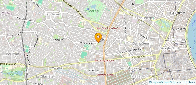 localisation de l'entreprise MONSIEUR JASMIN RIBAUDO  BORDEAUX