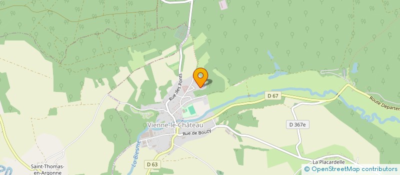 localisation de l'entreprise MONSIEUR JASON ANDRE ROLAND FORET  VIENNE-LE-CHATEAU