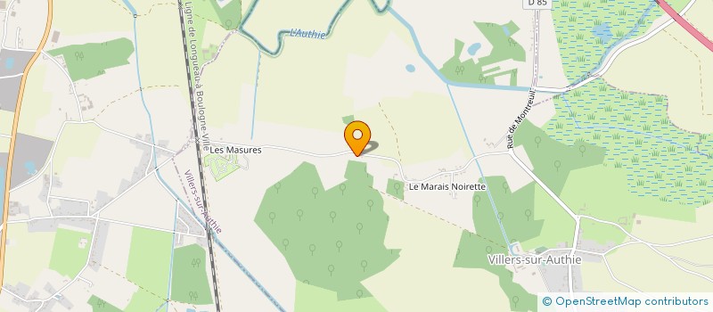 localisation de l'entreprise MONSIEUR JASON ANDRIEUX HORN  VILLERS-SUR-AUTHIE