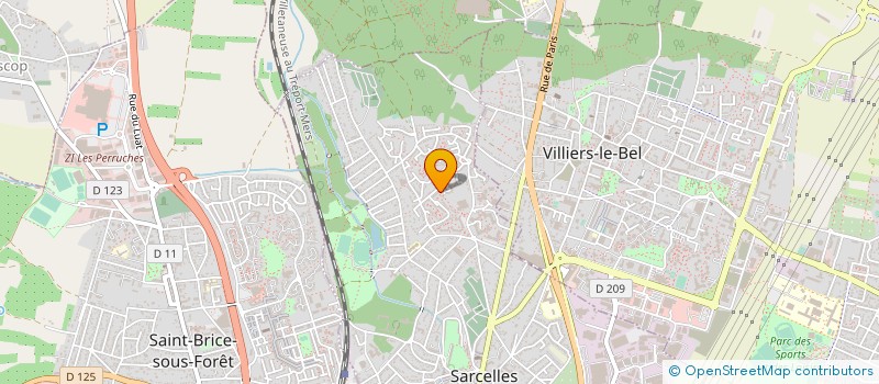 localisation de l'entreprise MONSIEUR JASON AROKION à SARCELLES
