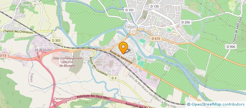 localisation de l'entreprise MONSIEUR JASON BARBE  TREBES