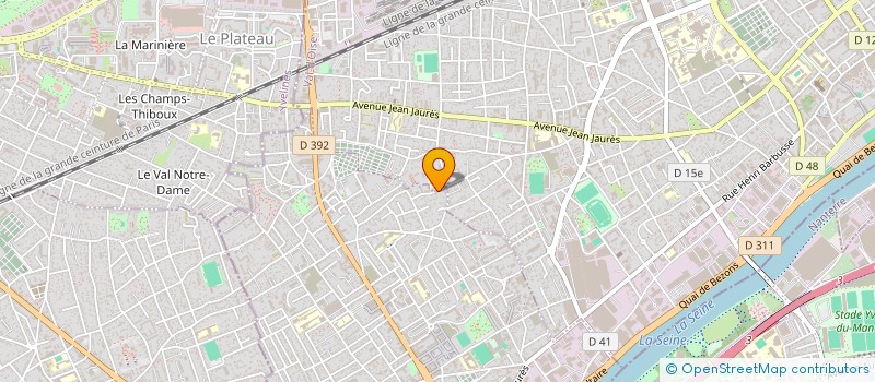 localisation de l'entreprise MONSIEUR JASON BASALIOUS  BEZONS