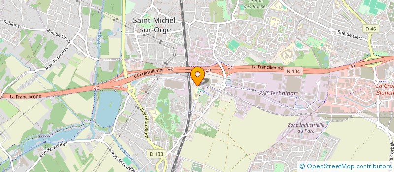 localisation de l'entreprise MONSIEUR JASON BAUD à BRETIGNY-SUR-ORGE