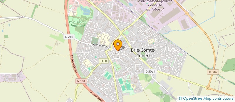 localisation de l'entreprise MONSIEUR JASON BEENEN à BRIE-COMTE-ROBERT