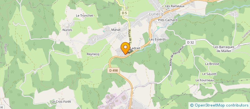 localisation de l'entreprise MONSIEUR JASON BERTINELLI  LURIECQ