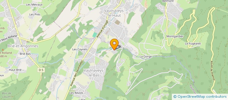 localisation de l'entreprise MONSIEUR JASON BLANC  VAULNAVEYS-LE-BAS