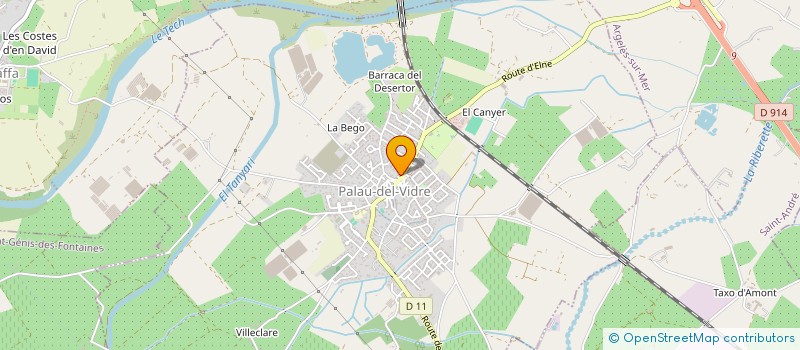 localisation de l'entreprise MONSIEUR JASON BLEND à PALAU-DEL-VIDRE