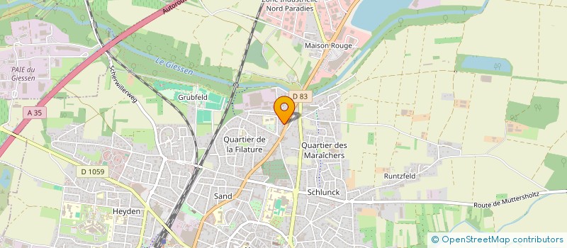 localisation de l'entreprise MONSIEUR JASON BODEIN  SELESTAT